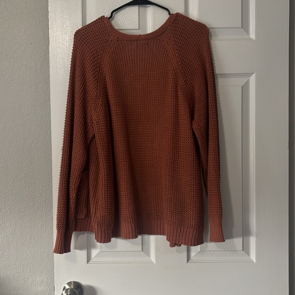 Maurices Rust Open Front Cardigan Sweater - Picture 6 of 6